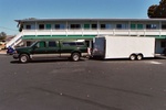 Da rig!Rod Libby's toybox hauler.