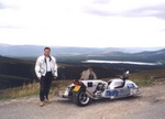 Up North on sidecar Cairngorms mountains