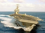 USS Stennis on sea trials