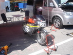 Hand made, polished aluminium fairing