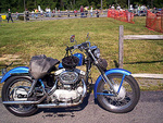 early sportie complete with total loss oil system