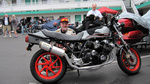 Pete Ruff got this shot as I was checking my bike for a great Saturday ride in Morro Bay. He finally saw what I did with his 81' Special. Great Guy! Great Bike. Absolutely the best handling motorcycle I have ever ridden. Mike Donndellinger really knows his stuff. Pete Ruff got this shot as I was checking my bike for a great Saturday ride in Morro Bay. He finally saw what I did with his 81' Special. Great Guy! Great Bike. Absolutely the best handling motorcycle I have ever ridden. Mike Donndellinger really knows his stuff.