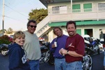 33-Mike Davis and Lou Bottini yacking with others
