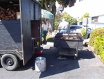 27-Fred Sweeney's BBQ crew setting up